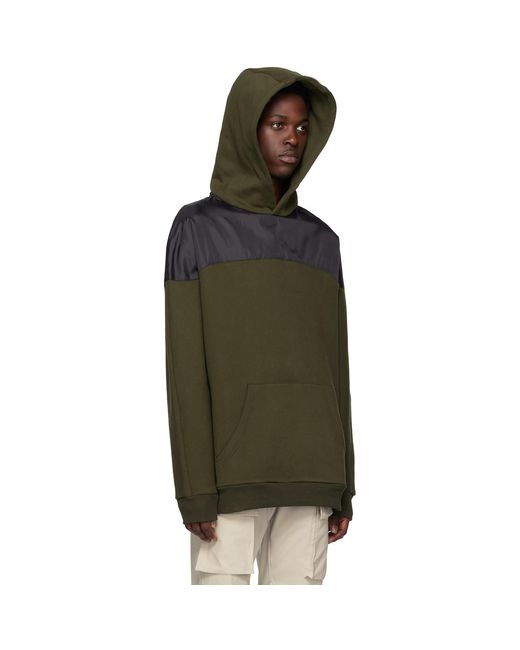 Uncertain Factor Green Khaki Glax Hoodie for men