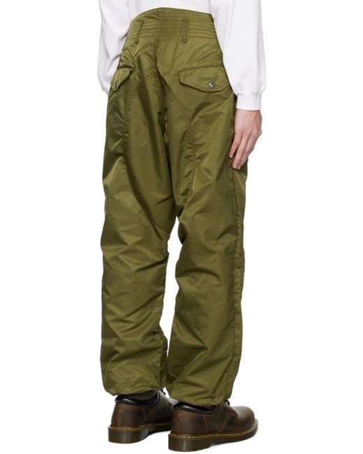 Engineered Garments Green Airborne Cargo Pants for men