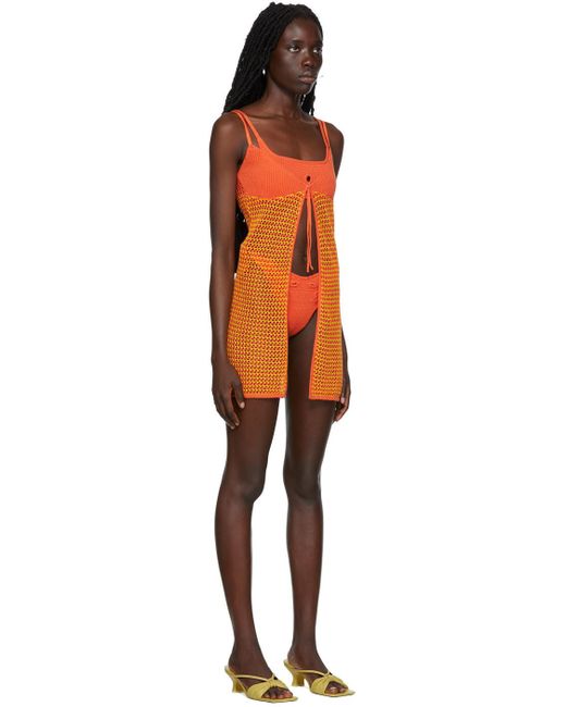 GUIZIO Ssense限定 オレンジ キャミソール Orange