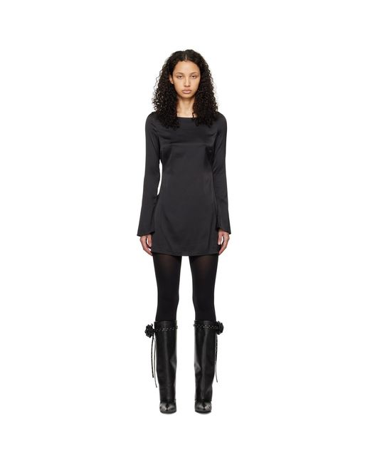 GUIZIO Black Lleo Minidress