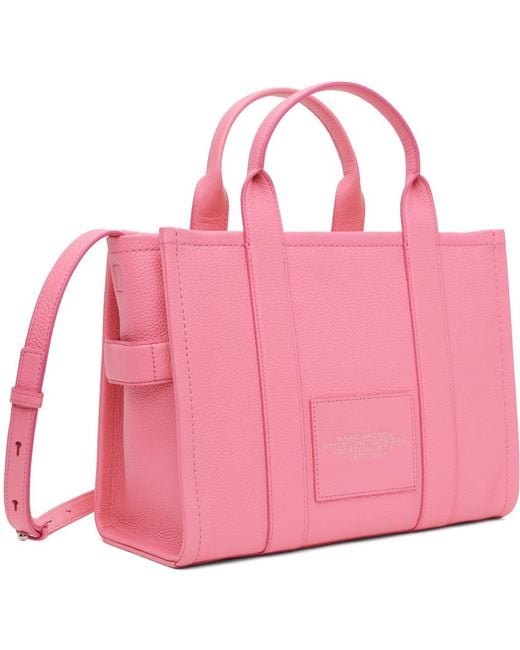 Marc Jacobs Pink 'the Leather Medium' Tote