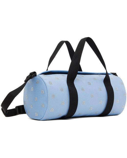 Alexander Wang Black Blue Mini Wangsport Duffle Bag
