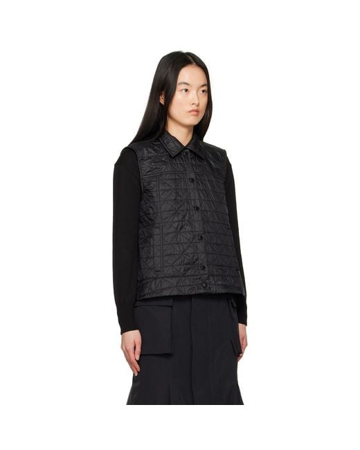 Moncler Black Vayres Vest