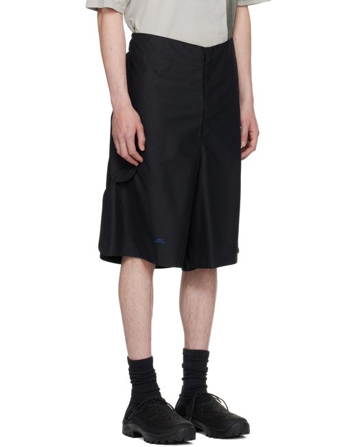 A_COLD_WALL* Black Form Tearaway Shorts for men