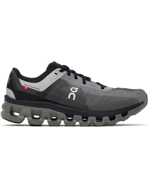 On Shoes Black Cloudflow 4 Sneakers for men