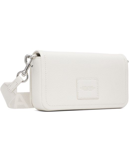 Marc Jacobs オフホワイト 'The Leather Mini' バッグ Black