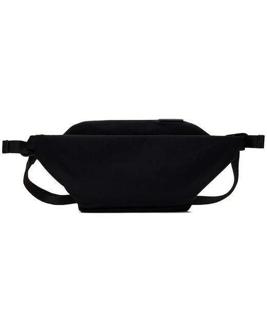 Côte&Ciel Black Small Isarau Smooth Belt Bag for men