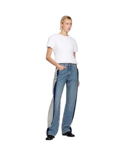 MM6 by Maison Margiela White Padded T-Shirt