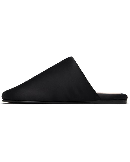Carven Black Garnier Padded Slippers