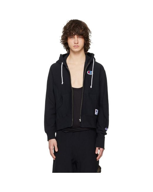 Undercover Black Champion Edition Uc2E1802-1 Hoodie for men