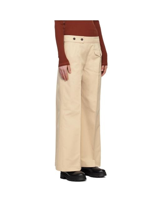 Studio Nicholson Natural Acapulco Trousers