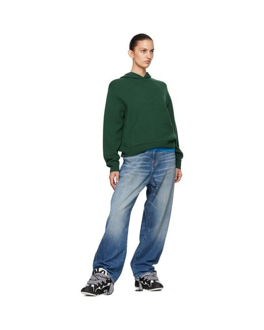 Lanvin Black Curb Sneakers