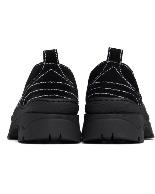 Nicole Saldanã Black Sacha Suede Sneakers