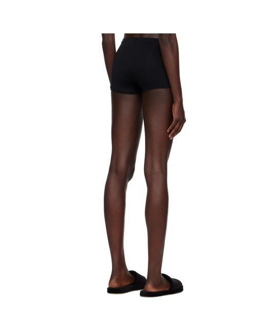 ÉTERNE Black High Waisted Boy Shorts