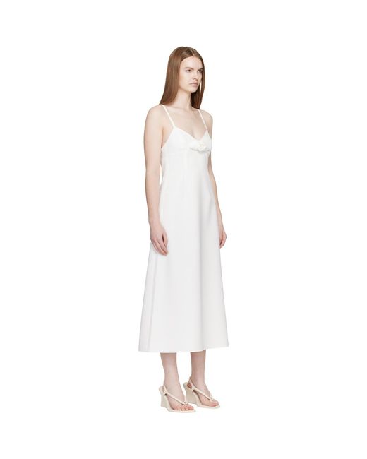 Sandy Liang Black Pilton Midi Dress