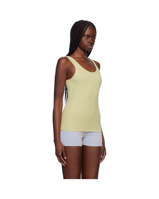 CDLP Multicolor Khaki Rib Tank Top