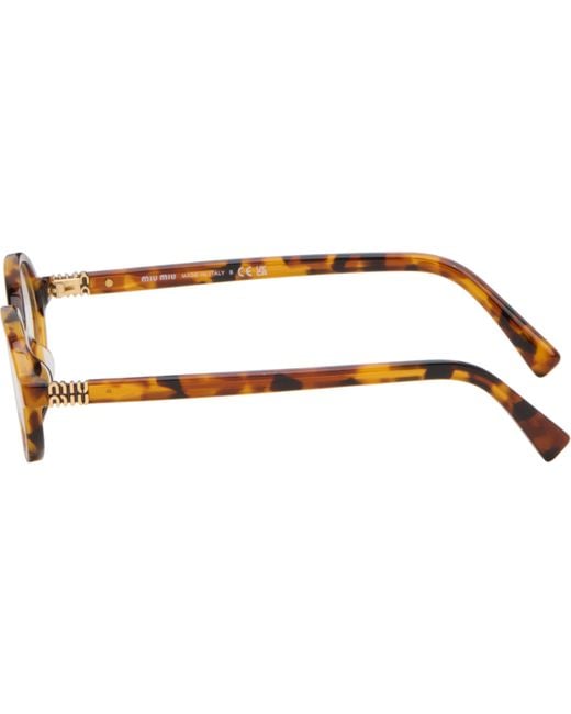 Miu Miu Black Miu Regard Glasses