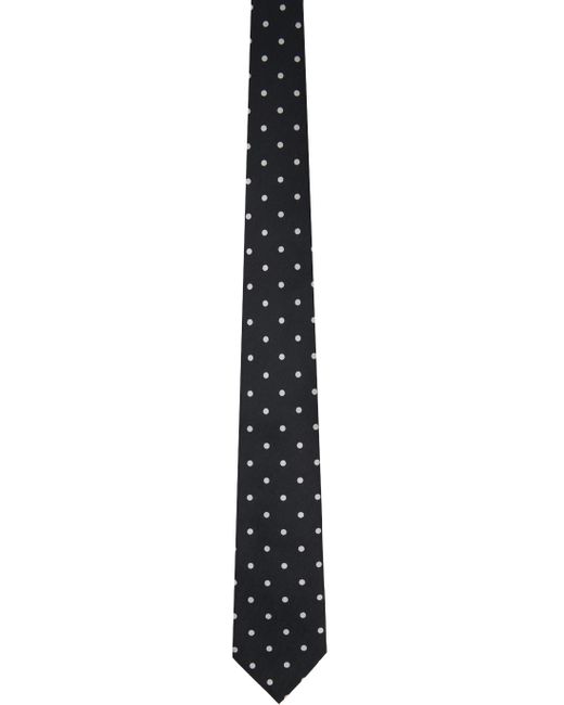 Cravate noire à pois Tom Ford pour homme en coloris Black