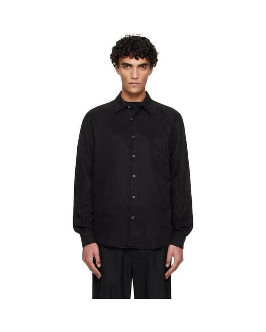 Hope Black Regular Fit Shirt for men