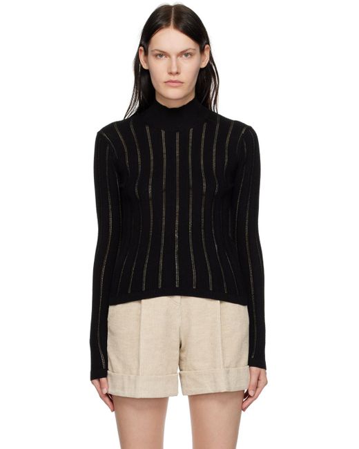 See By Chloé Black High-Neck Blouse