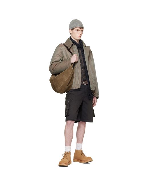 Our Legacy Black Khaki Auto Jacket for men