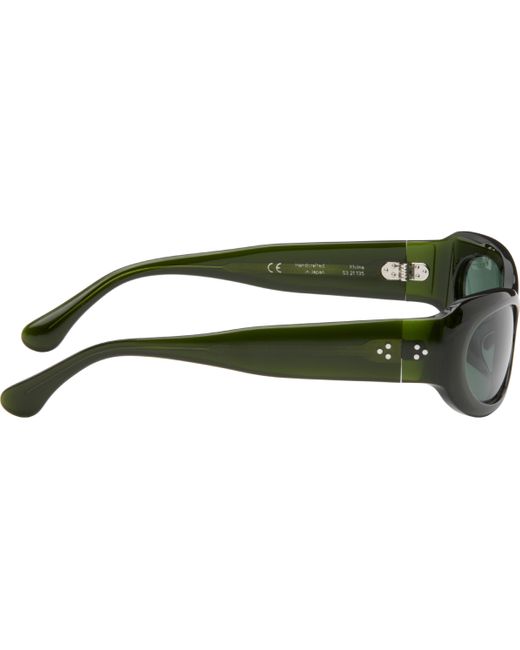 メンズ Port Tanger Ssense限定 グリーン Khilna サングラス Green