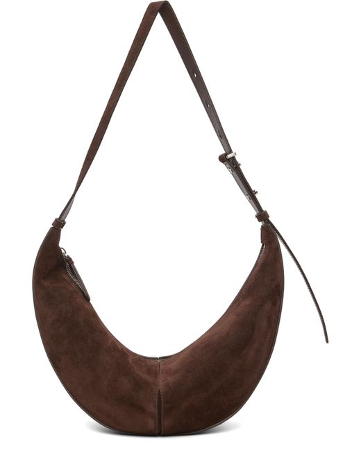 Proenza Schouler Brown Slide Soft Suede Bag