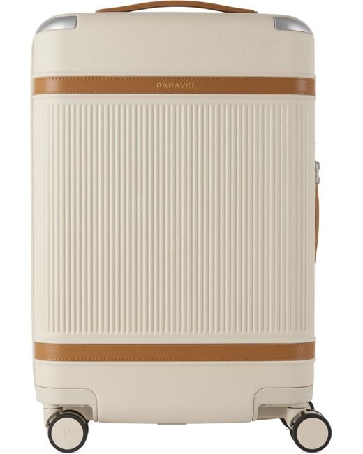 Paravel Natural Aviator Carry-On More Suitcase for men