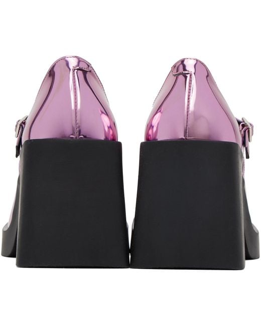 Justine Clenquet Black Kim Mary Jane Heels