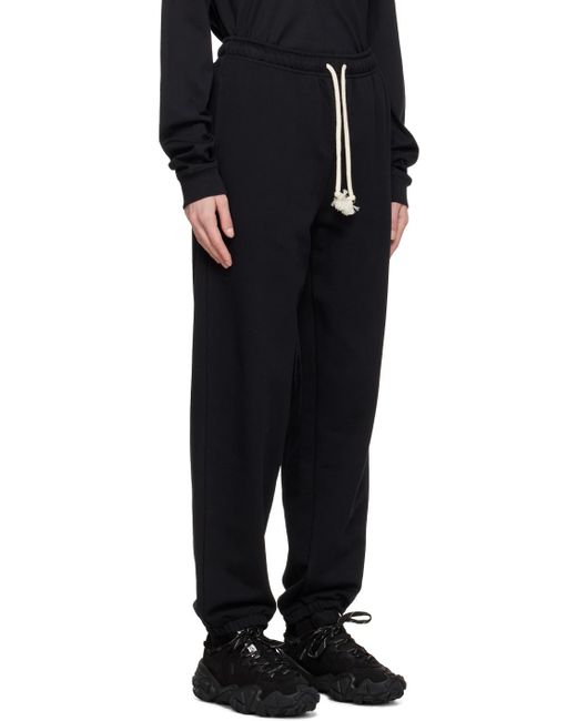 Acne Black Relaxed-fit Lounge Pants
