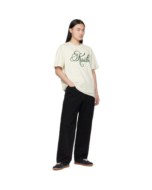 Ksubi Natural Off- Prestige Biggie S/S T-Shirt for men