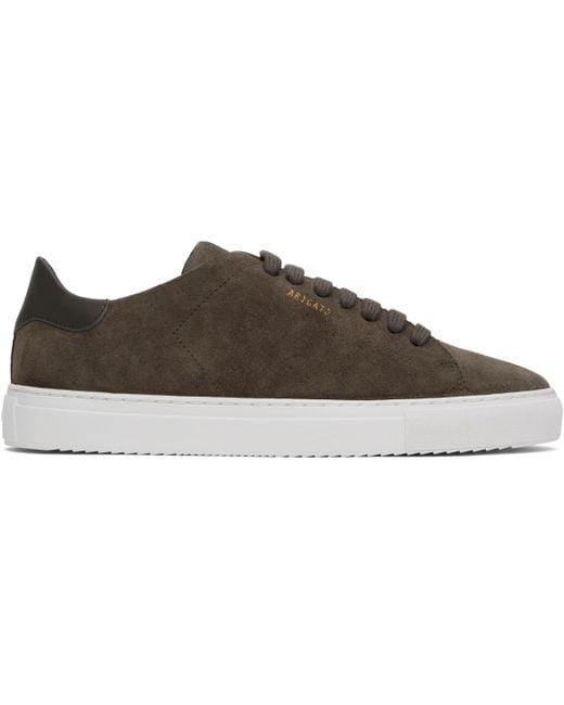 Axel Arigato Black Clean 90 Suede Sneakers for men
