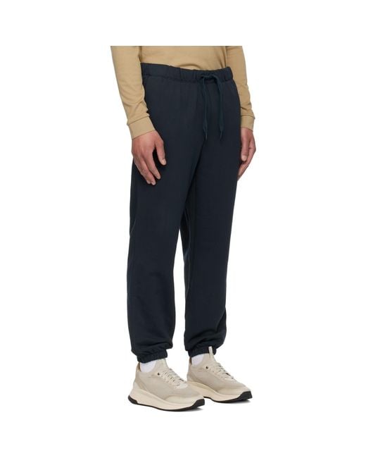 Boss Blue Drawstring Sweatpants for men