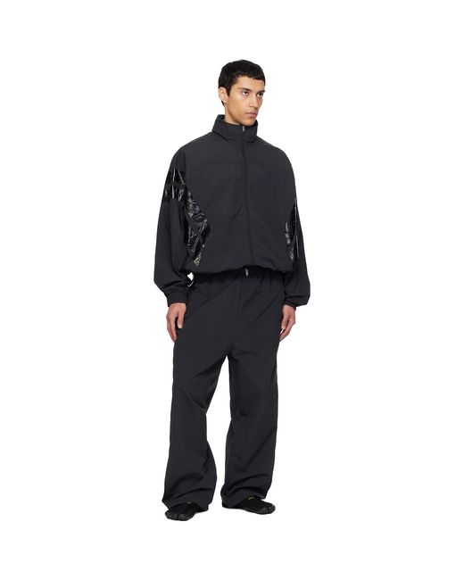 Vetements Black Taped Track Pants for men