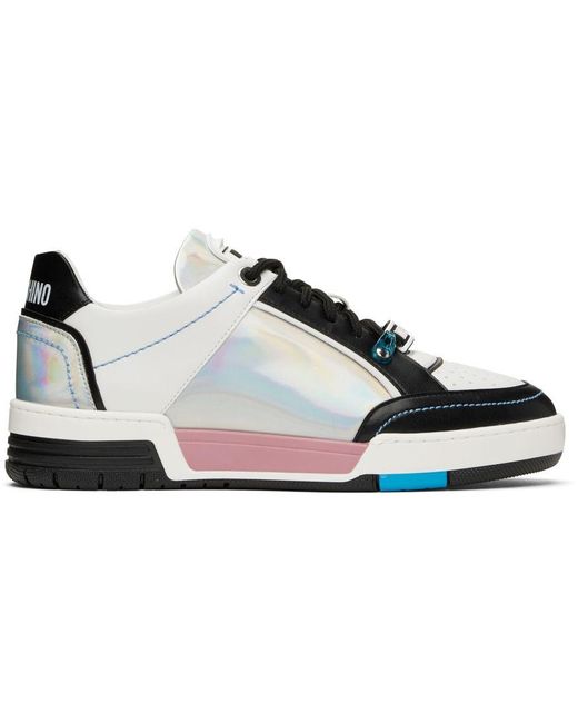 Moschino Multicolor Streetball Sneakers in Black for Men | Lyst
