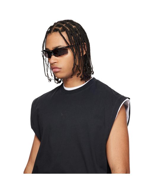 Balenciaga Black Turbo D-Frame Sunglasses for men
