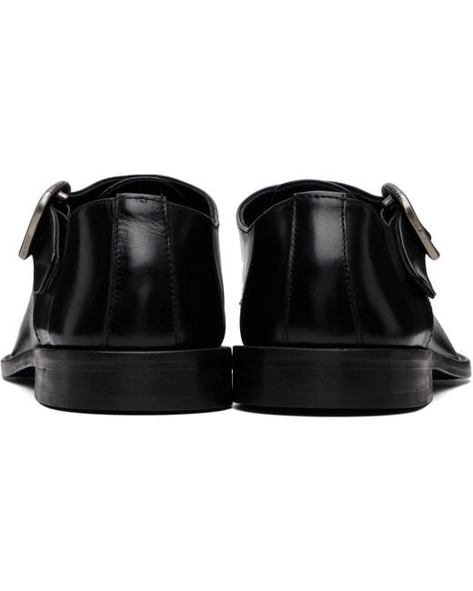 Hereu Black Cintre Monkstraps for men