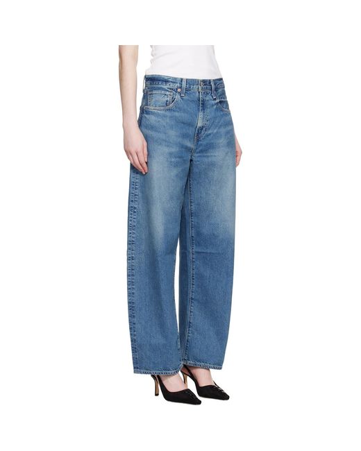 Levi's Blue Drop Barrel Jeans