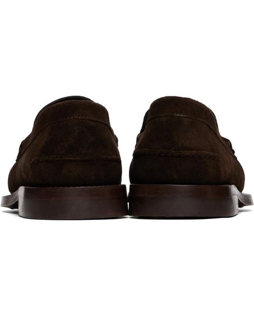 Hereu Brown Nombela Suede Loafers for men