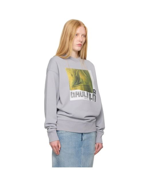 Jean Paul Gaultier Multicolor Ssense Exclusive Cotton Water Print Sweatshirt