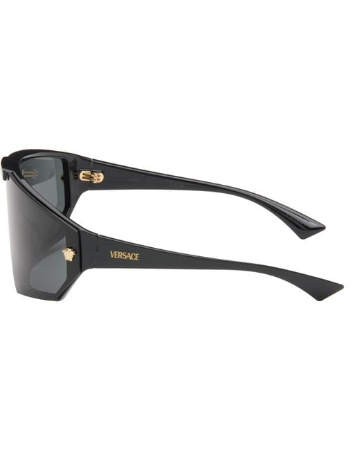 Versace Gray Medusa Horizon Sunglasses