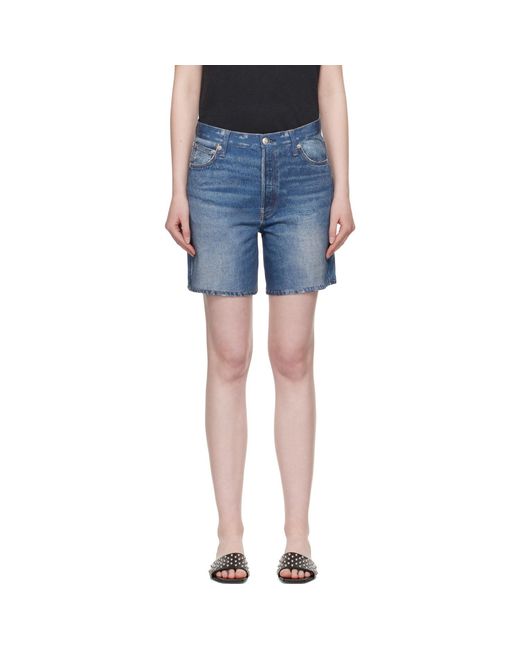 Rag & Bone Blue Miramar Kaia Shorts