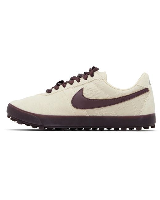 Nike Black Off- & Burgundy Astrograbber Leather Se Sneakers