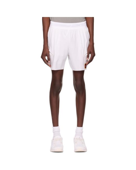 Nike White Nkct Df Slam Shorts for men