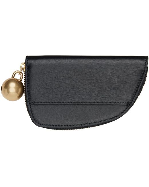 Burberry Black Shield Coin Pouch for men