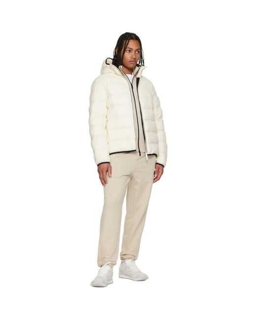 Moncler Natural Off- Erdon Short Down Jacket for men