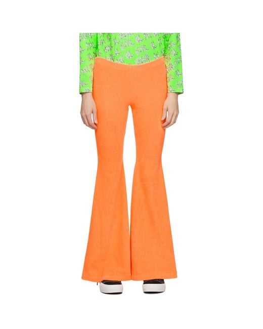 ERL Orange Elasticized Lounge Pants