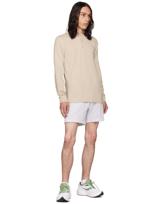 Reigning Champ Natural 1x1 Long Sleeve T-shirt for men