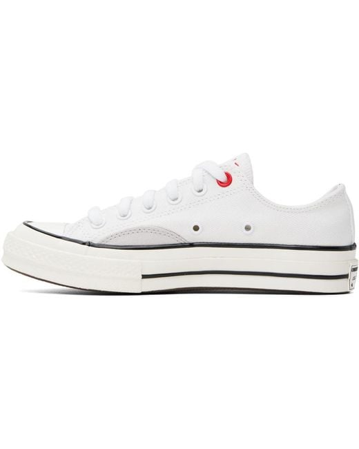 Converse Black White & Gray Chuck 70 Low Top Sneakers for men