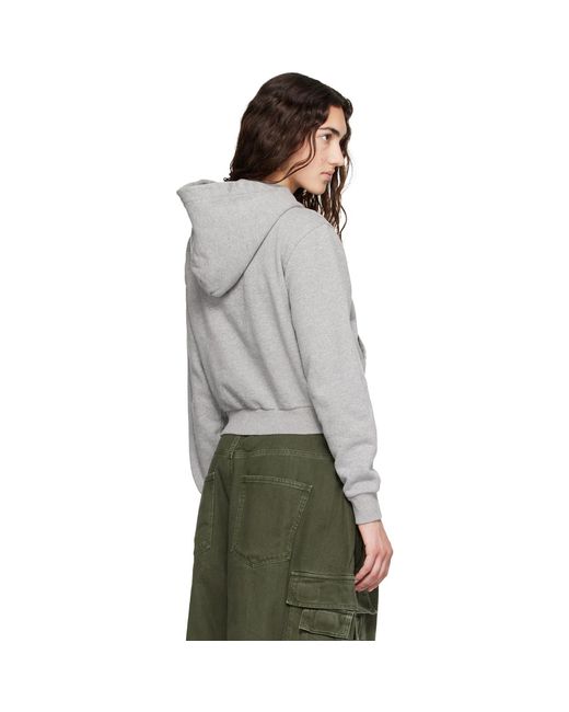 Abra Gray Cardigan Hoodie